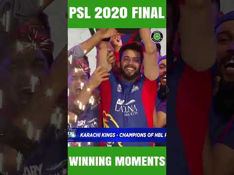 PSL 2020 Final Karachi Kings Winning Moments #HBLPSL8 #SabSitarayHumaray #SportsCentral MB2A
