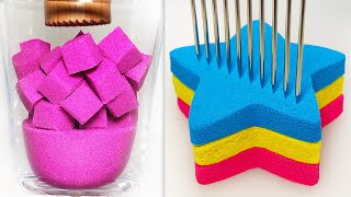 Very Satisfying and Relaxing Compilation 346 Kinetic Sand ASMR
