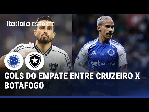 VEJA OS GOLS DE CRUZEIRO 2 X 2 BOTAFOGO NO MINEIRÃO