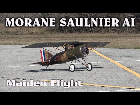 Legend Hobby / Seagull Models 103" Morane Saulnier AI Maiden Takeoff Teaser | HobbyView