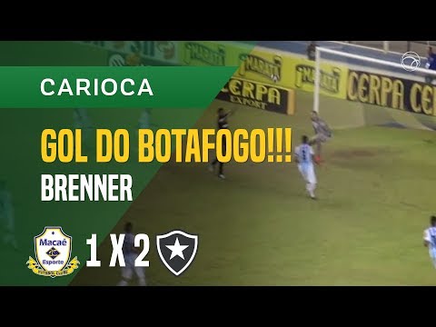 GOL (BRENNER) - MACAÉ X BOTAFOGO - 25/01 - CARIOCA 2018