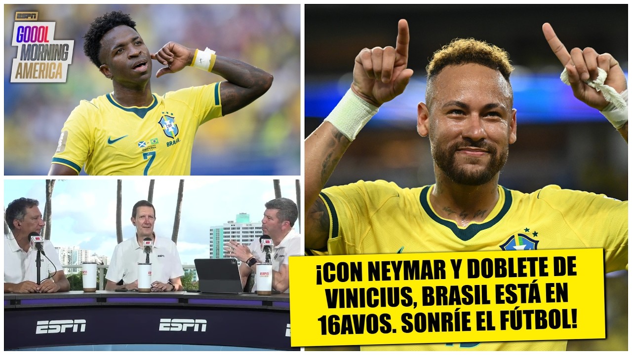 BRASIL, con VINI y NEYMAR, despertó y levantó la mano como CANDIDATO a ser CAMPEÓN | Goool Morning