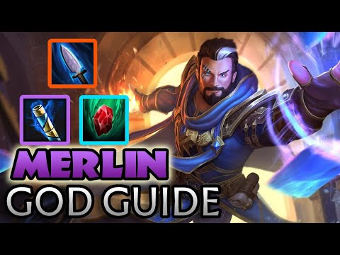 SMITE Merlin God Guide - Beginner and Advanced Tips (Insane Damage Mage)