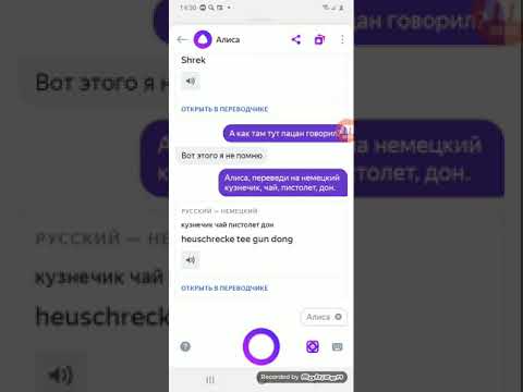 алиса перевела на немецкий кузнечек чай пистолет дон