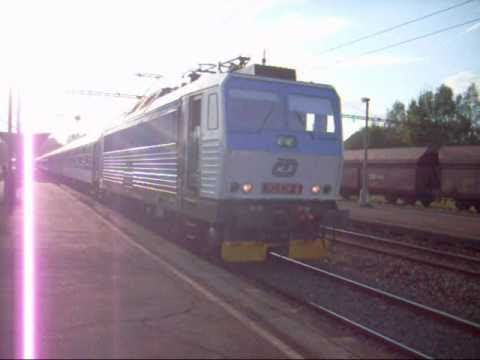 162.036-8 odváží rychlík do Třince [HQ]