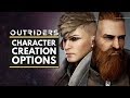 OUTRIDERS | All Character Creation Options - Male & Female