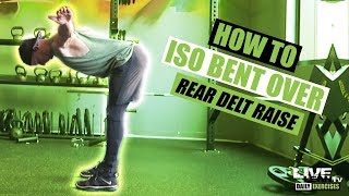 ISOMETRIC BENT OVER REAR DELT RAISE exercise video thumbnail