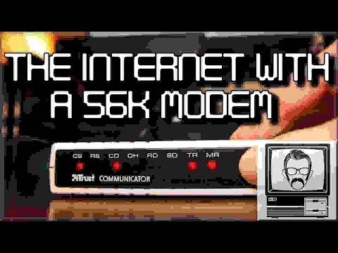 Using a 56k Modem Today! | Nostalgia Nerd