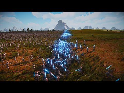 10.000 Jedi VS 5 MILLION Zombies ! Ultimate Epic Battle Simulator 2 - UEBS 2