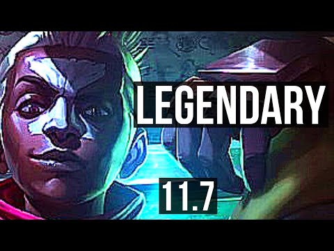 EKKO vs RUMBLE (MID) | 15/0/3, Legendary, 400+ games | KR Diamond | v11.7