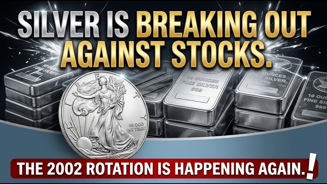 Silver Is Breaking Out Against Stocks. The 2002 Rotation Is Happening Again.