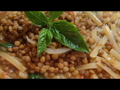 pasta e lenticchie cucinata così è buonissima