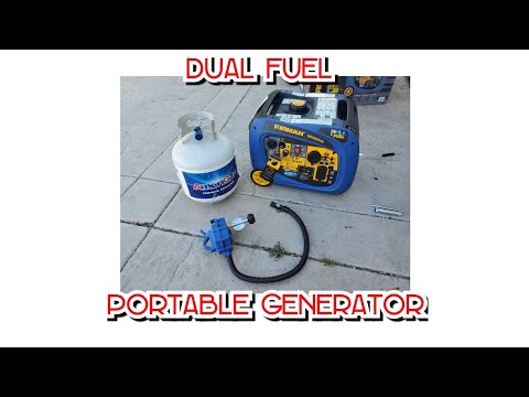 Firman dual fuel portable generator - unboxing, setup and test run