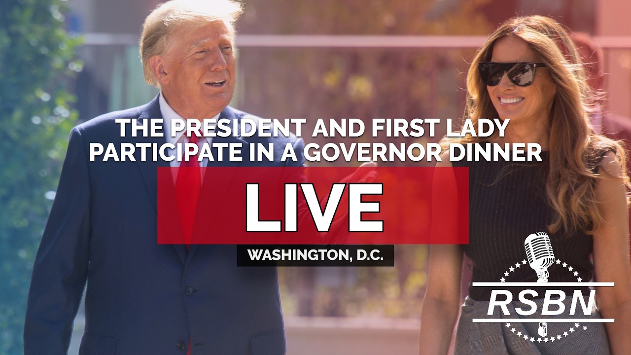 LIVE: President Trump and First Lady Melania Participate in a Governors Dinner - 02/21/26