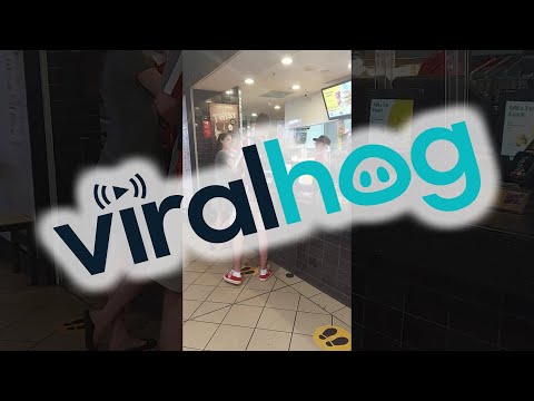 Fast Food Customer Launches Drink at Employee || ViralHog