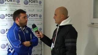 preview picture of video 'Cervia vs Forlimpopoli, le interviste'