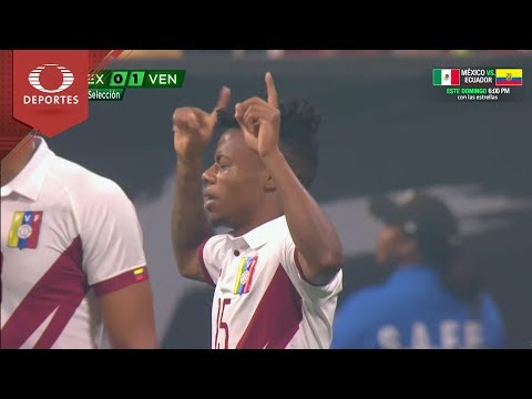Murillo's goal | Mexico 0-1 Venezuela | Friendly Match - Televisa Deportes