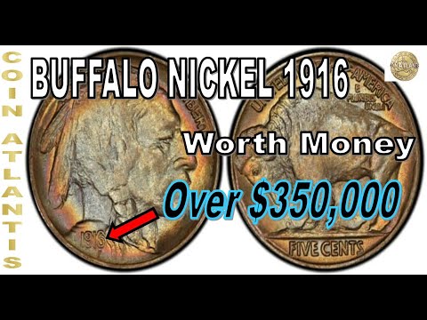 Buffalo Nickel 1916 Doubled Die Obverse variety,OVER $350,000
