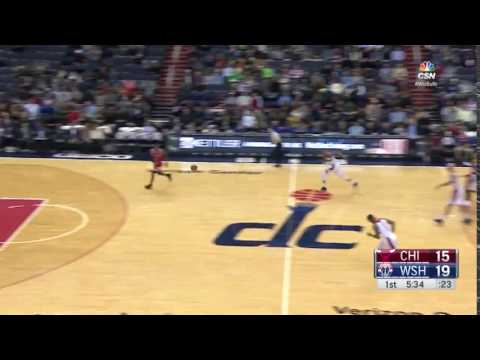 Rajon Rondo Steal & Slam   Bulls vs Wizards   January 9, 2017   2016 17 NBA Season