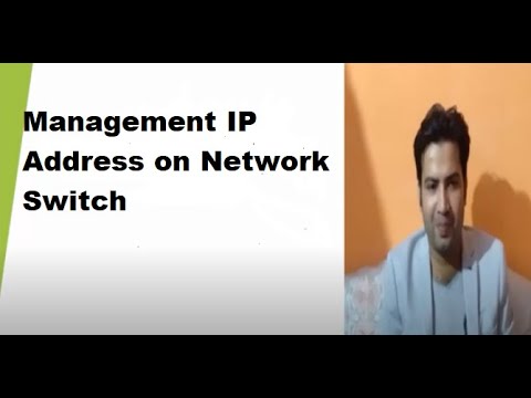 Setup Management IP on Network Switch.