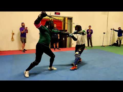 Swordsquatch 2022 Open Longsword - Quarterfinals Round 3 - Stefan McIntyre vs. Zachary Brown