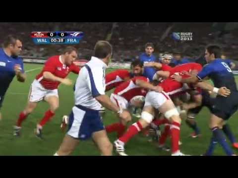Rugby union, Semi-final France vs Wales at Auckland, New Zealand part 2.