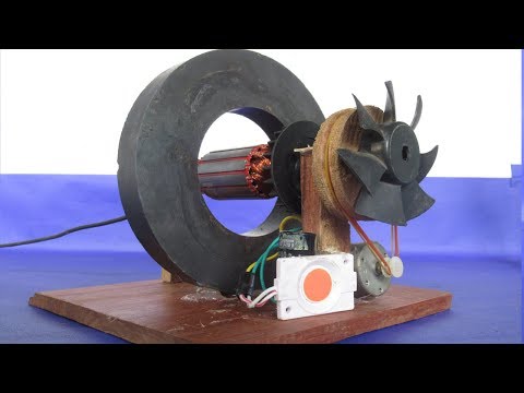 How to make Electric Motor Power DC Generator DIY With Magnet Video