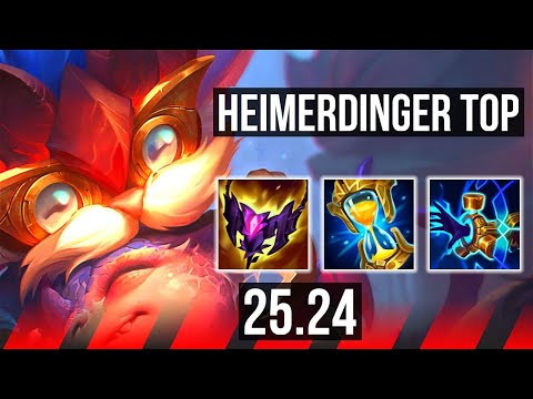 HEIMERDINGER vs DARIUS (TOP) | EUNE Grandmaster | 25.24