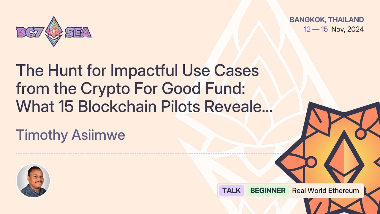 The Hunt for Impactful Use Cases from the Crypto For Good Fund: What 15 Blockchain Pilots Revealed in Emerging Markets preview