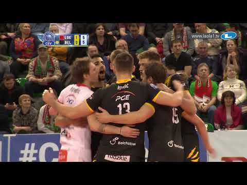 Monster block! Bartosz BEDNORZ stops György GROZER in his tracks | #CLVolleyM