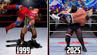 Mark Henry Evolution in WWE Games! (WWF Attitude to WWe 2K25)