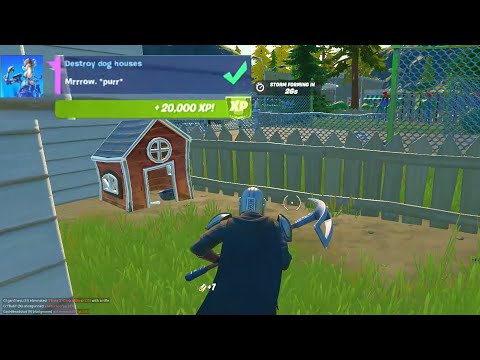 Destroy Dog Houses - Fortnite