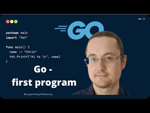 your first Go program