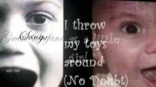 Gwen Stefani as a little girl