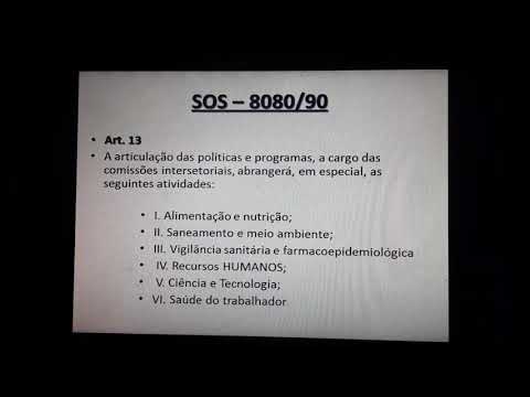 Legislação do SUS (parte 4) Organizacao, Direção e Gestão
