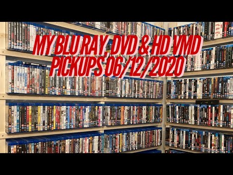 My Blu Ray, DVD & HD VMD Pickups. December 6th 2020.