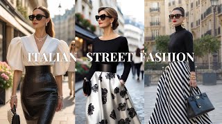 T 17°C Milan Street Fashion October 2025 🇮🇹 Italian Luxury Outfits Looks | New Shopping Trends