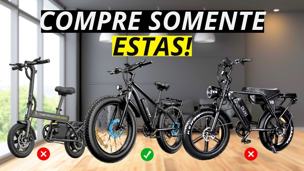 TOP 3 MELHORES BICICLETAS ELÉTRICAS para comprar em 2026 - Não caia em golpe! ⚡🚲