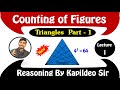 Counting Of Figure Triangle Lectue 1 Reasoning By Kapildeo Sir Triangle Counting Best Tricks