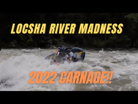 Lochsa River Madness 2022 Carnage!! 18,000 CFS Whitewater Rafts, Catarafts, Kayaks, AIRE River Couch