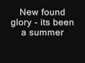 New found glory - Its been a summer