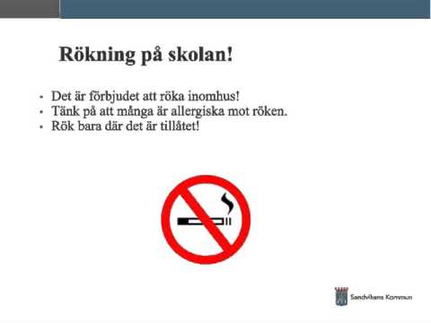 Sfi Sandviken - Rökning - Arabiska