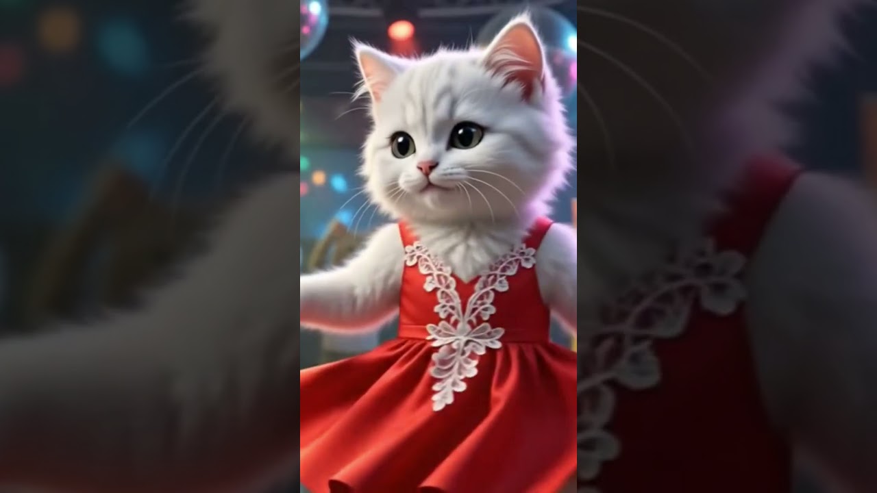 The Cutest Realistic Cat Party You'll Ever See! 😻✨ #FunnyCats#shorts #viral