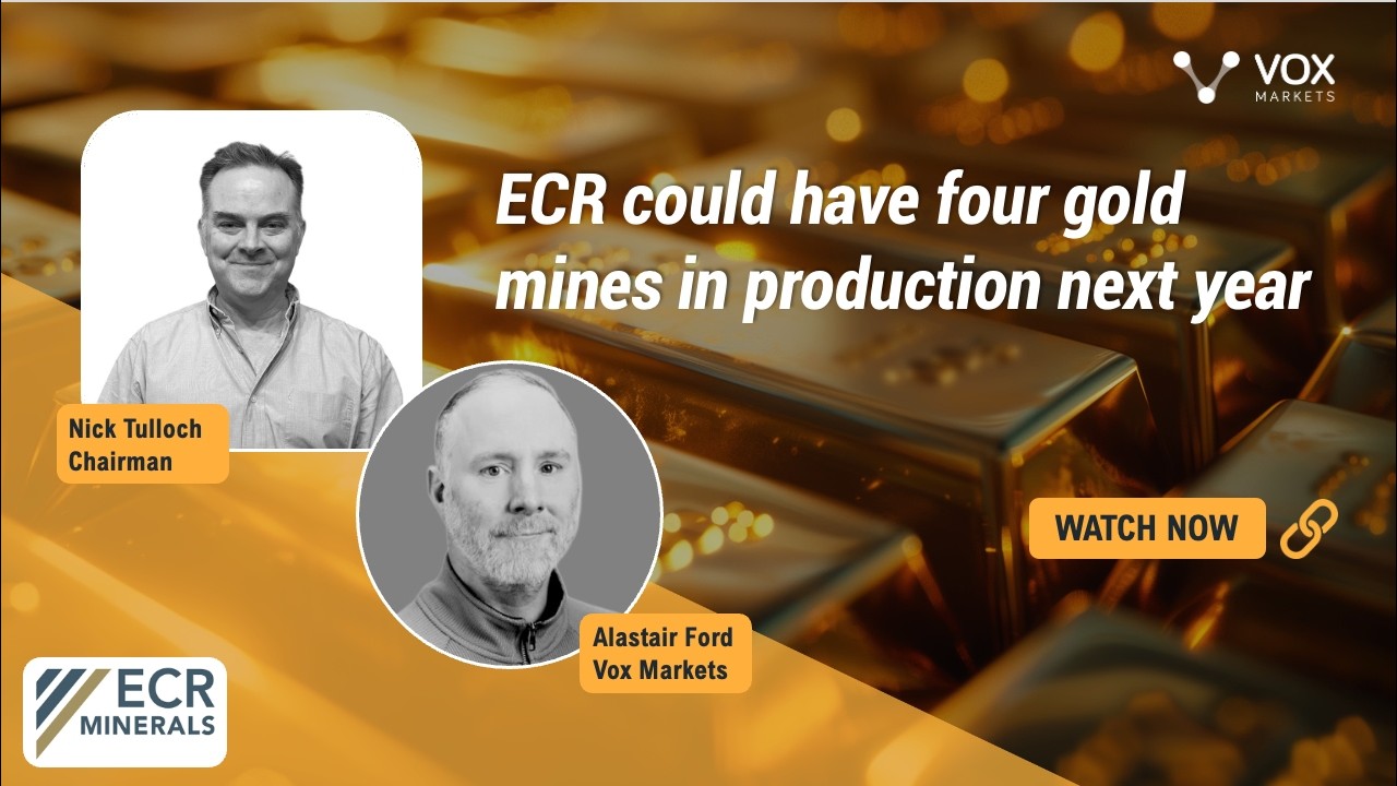 Thumbnail for ECR could have four gold mines in production next year