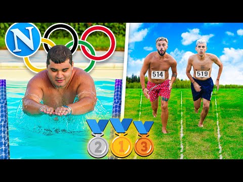 🥇OLIMPIADI con ANDREA in VILLA NAPOLI CREATORS! 💦
