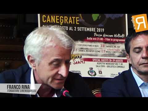 Franco Rina: Conferenza stampa Cinemadamare a Canegrate 2019 | Palazzo Isimbardi [Riplive.it]
