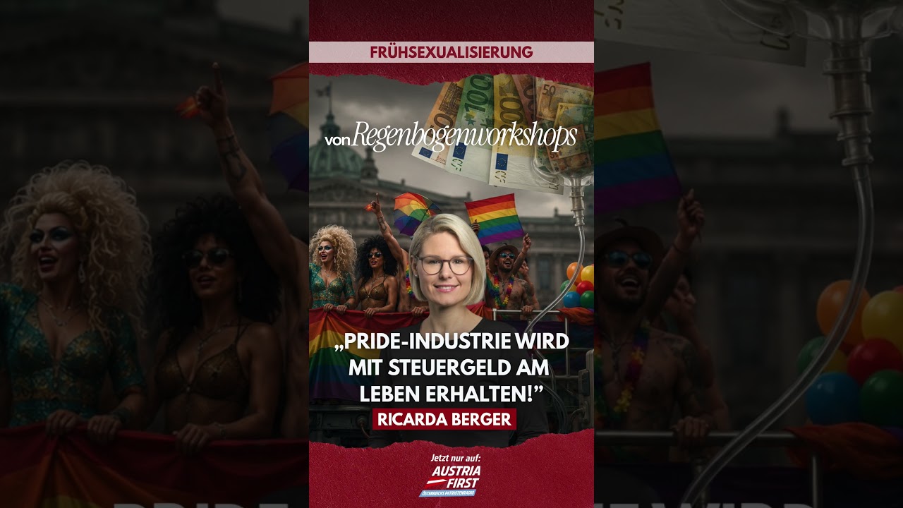 Pride-Industrie wird mit Steuergeld am Leben erhalten! - Ricarda Berger