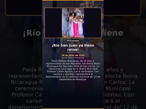 ¡Río San Juan ya tiene reina!