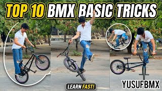 Download lagu TOP 10 BMX CYCLE BASIC TRICKS 😎 mp3