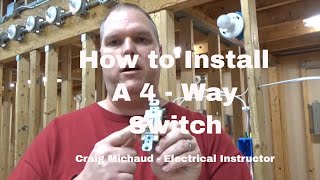 4-way switch Install. Beginners